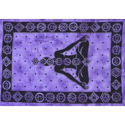 PETITE TENTURE VIOLETTE MEDITATION CHAKRA