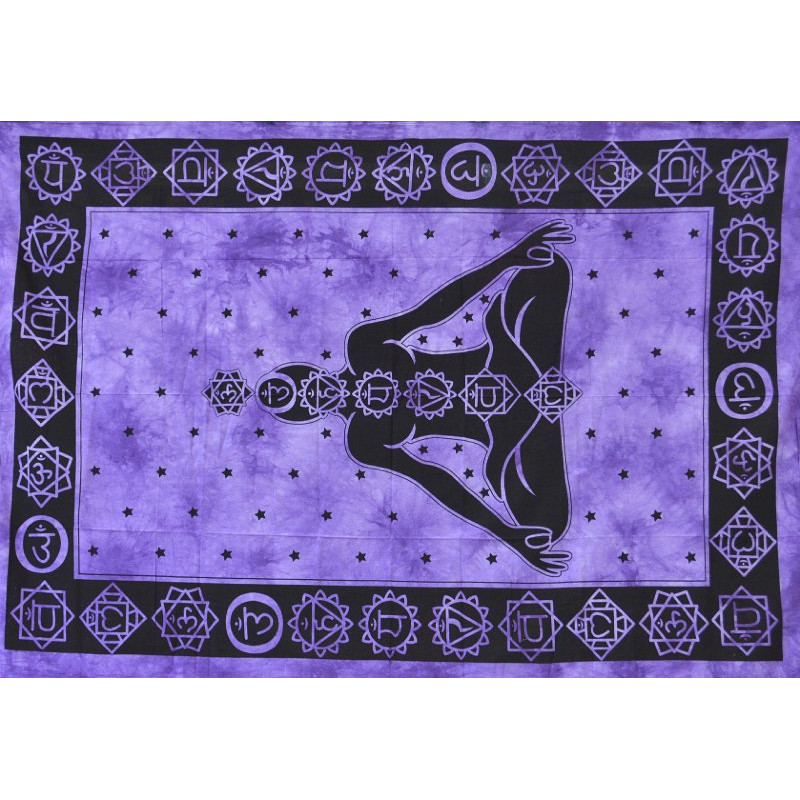 PETITE TENTURE VIOLETTE MEDITATION CHAKRA