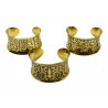 Bracelet en metal dore decore