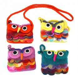 Mini sac en laine bouillie (Origine Nepal)