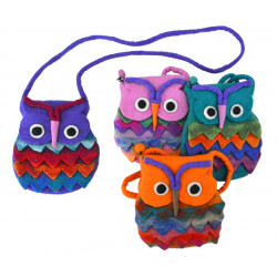 Sac chouette en laine bouillie (Origine Nepal)