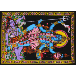 Mini tenture fluo Kali  (100cm x 75 cm)