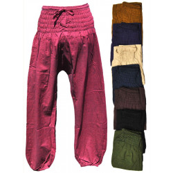 Pantalon nepalais smocke (origine Nepal)