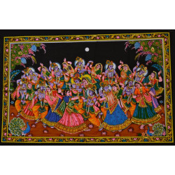 Mini tenture fluo danse  (100cm x 75 cm)