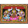 Mini tenture fluo Laxmi  (100cm x 75 cm)