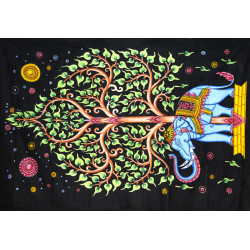 PETITE TENTURE ARBRE ET ELEPHANT