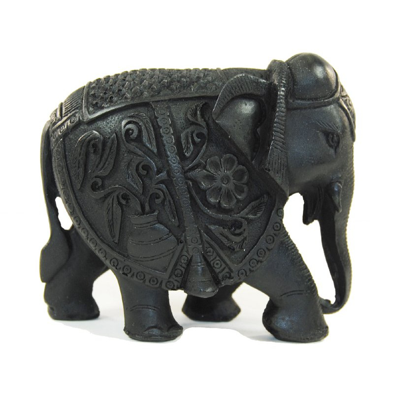 Statuette elephant en resine