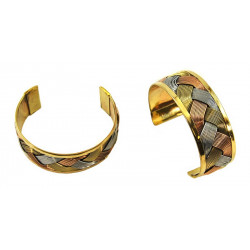 Bracelet trois metaux