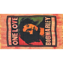 PETITE TENTURE  FRANGES BROSSEE BOB MARLEY