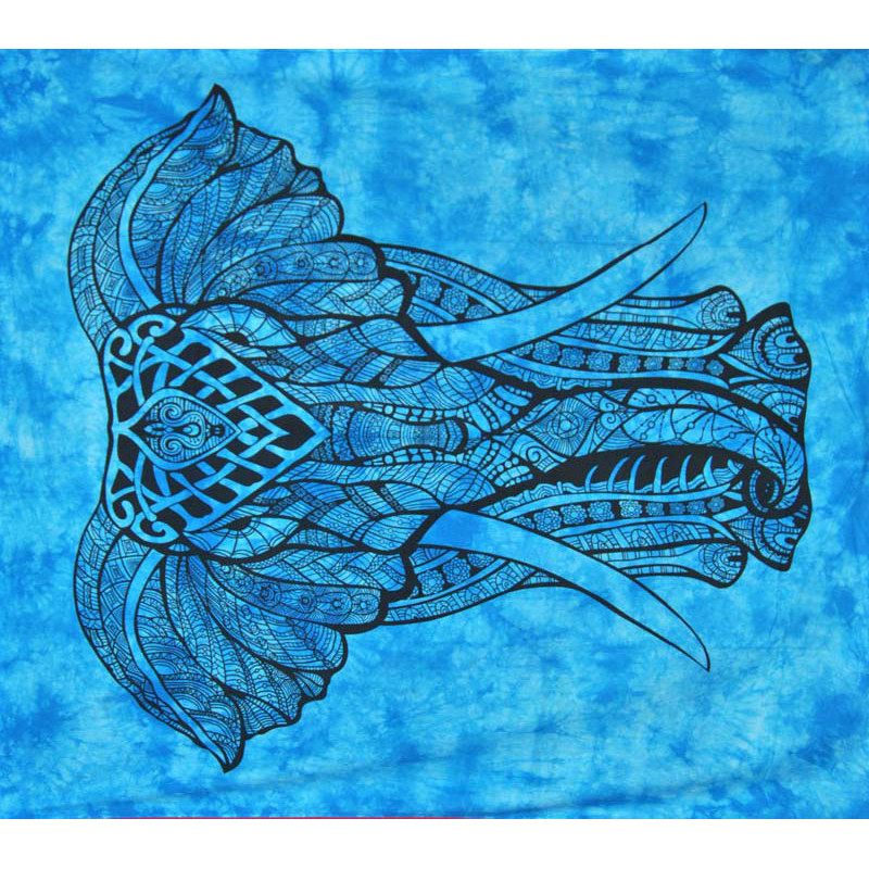 TENTURE ELEPHANT BLEUE