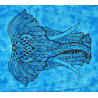 TENTURE ELEPHANT BLEUE