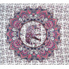 TENTURE ELEPHANT BLANCHE ET VIOLETTE