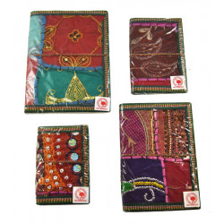 Set de 4 carnets en papier recycle