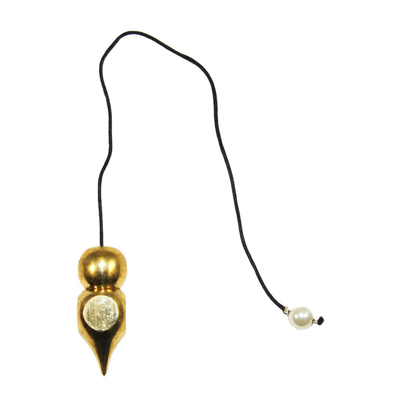 Pendule goutte creux a facettes