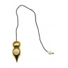 Pendule goutte creux a facettes