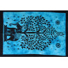 Mini tenture arbre de vie elephant bleu(110 cm X 70 cm)