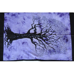 Mini tenture arbre de vie violet (110 cm X 70 cm)