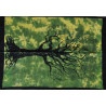 Mini tenture arbre de vie vert (110 cm X 70 cm)