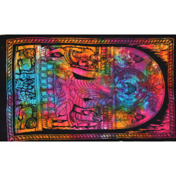 Mini tenture Bouddha multicolore (110 cm X 70 cm)