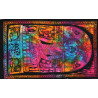 Mini tenture Bouddha multicolore (110 cm X 70 cm)