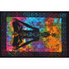 Mini tenture Bouddha 7 chakras multicouleur (110 cm X 70 cm)