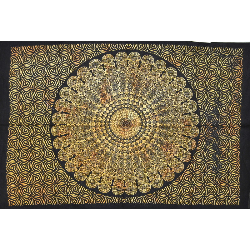 Mini tenture badmeri jaune (110 cm X 70 cm)