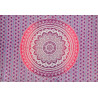 Mini tenture fleurs violettes (110 cm X 70 cm)