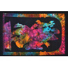 Mini tenture Ganesh multi couleurs (110 cm X 70 cm)