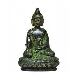 Statuette de bouddha geste du don 10 cms 0,46 kgs