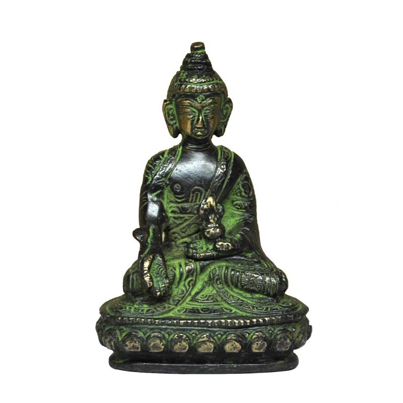 Statuette de bouddha geste du don 10 cms 0,46 kgs