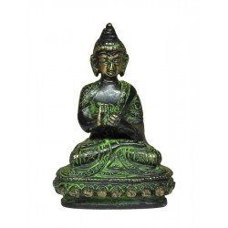 Statuette de bouddha geste d'enseignement 10 cms 0,46 kgs