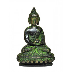 Statuette de bouddha geste de meditation 10 cms 0,46 kgs