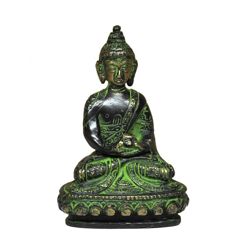 Statuette de bouddha geste de meditation 10 cms 0,46 kgs Statuette de bouddha geste de meditation 10 cms 0,46 kgs