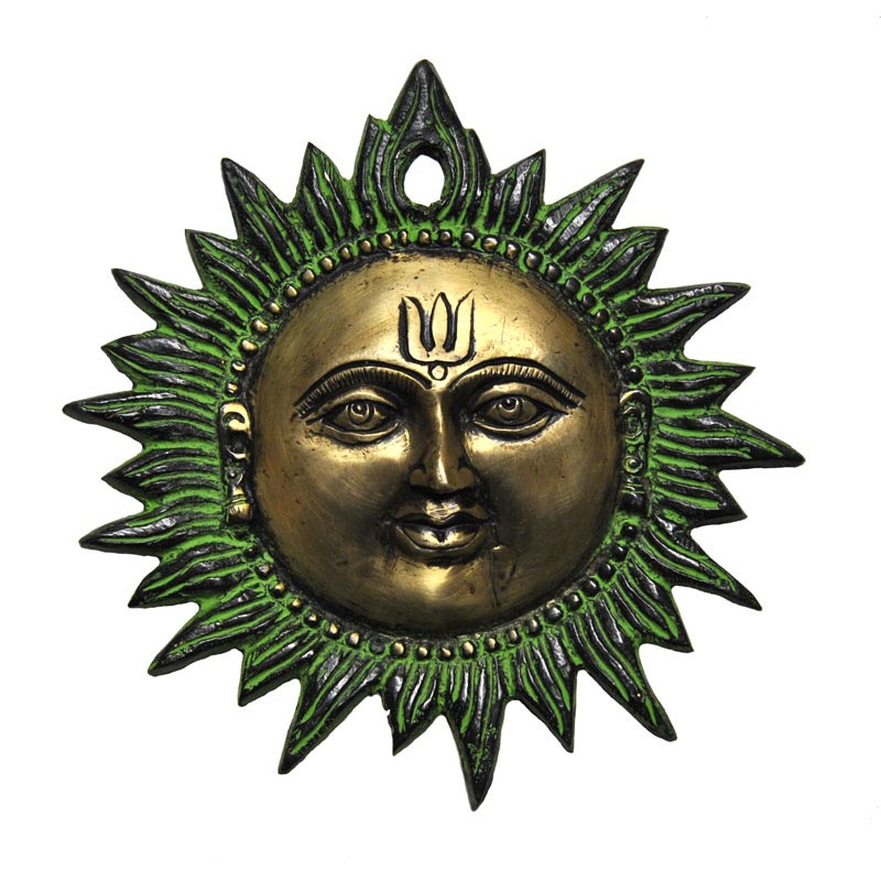 Soleil en bronze 18 cm, 0,65 kg