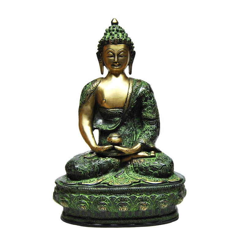 Statuette de bouddha geste de meditation 32 cms, 4 kgs