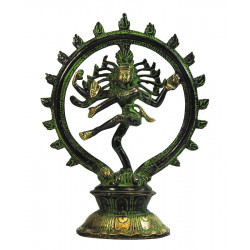 Natraj  (shiva dansant laiton) 18 cm
