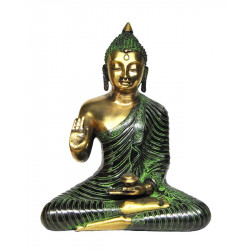 Statuette de bouddha absence de crainte 35 cms, 7,9 kgs