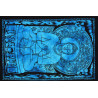 Mini tenture Bouddha bleue (110 cm X 70 cm)