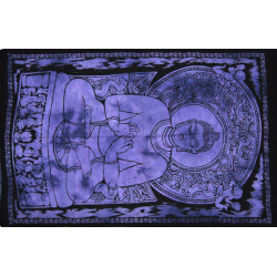 Mini tenture Bouddha violette (110 cm X 70 cm)