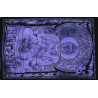 Mini tenture Bouddha violette (110 cm X 70 cm)