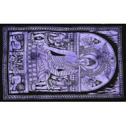 Mini tenture Bouddha violette (110 cm X 70 cm)