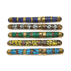 Stylo decore style Tibetain 12 cm