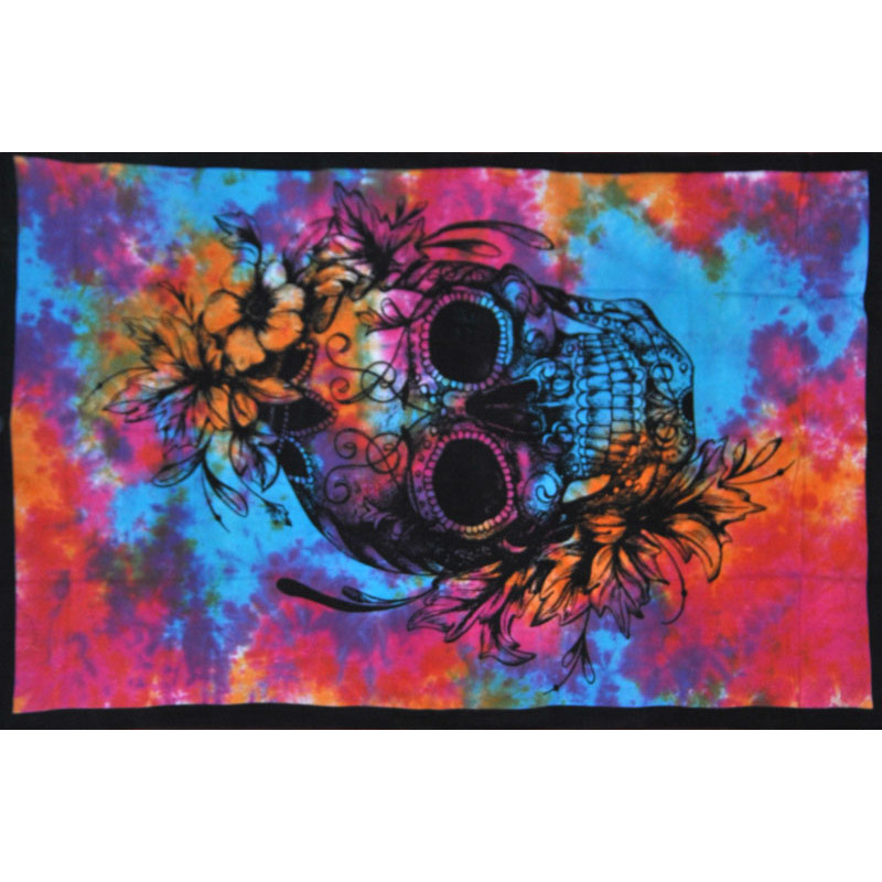 PETITE TENTURE TETE DE MORT (1.20m x 2.20m)