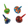 Tres petites toupies decorees ala main