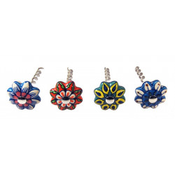 Tire-bouchon avec manche en faience