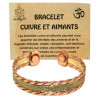 Bracelet cuivre magnetique