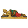 Statuette de bouddha couche 21 cms, 1,1 kgs