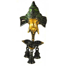 Tete de ganesh patere 23 cm, 0,6 kg