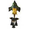 Tete de ganesh patere 23 cm, 0,6 kg