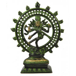 Natraj  (shiva dansant laiton) 21 cm